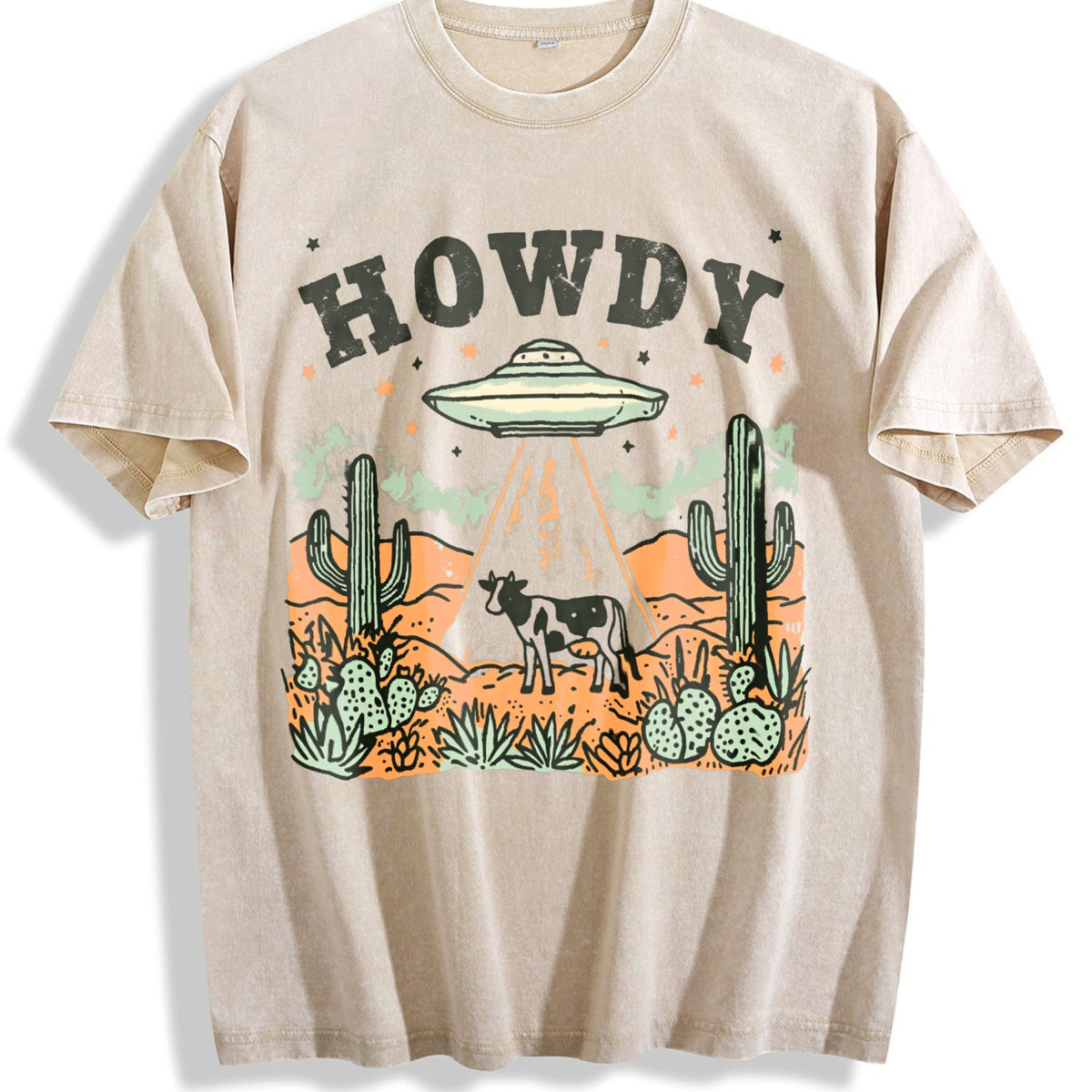 Howdy UFO Western Cow Cowboy 90s Desert Cactus Y2K Farm product image 1