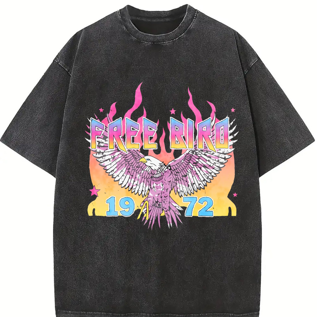 Free Bird 1972 America Vintage Washed T-Shirt product image 2