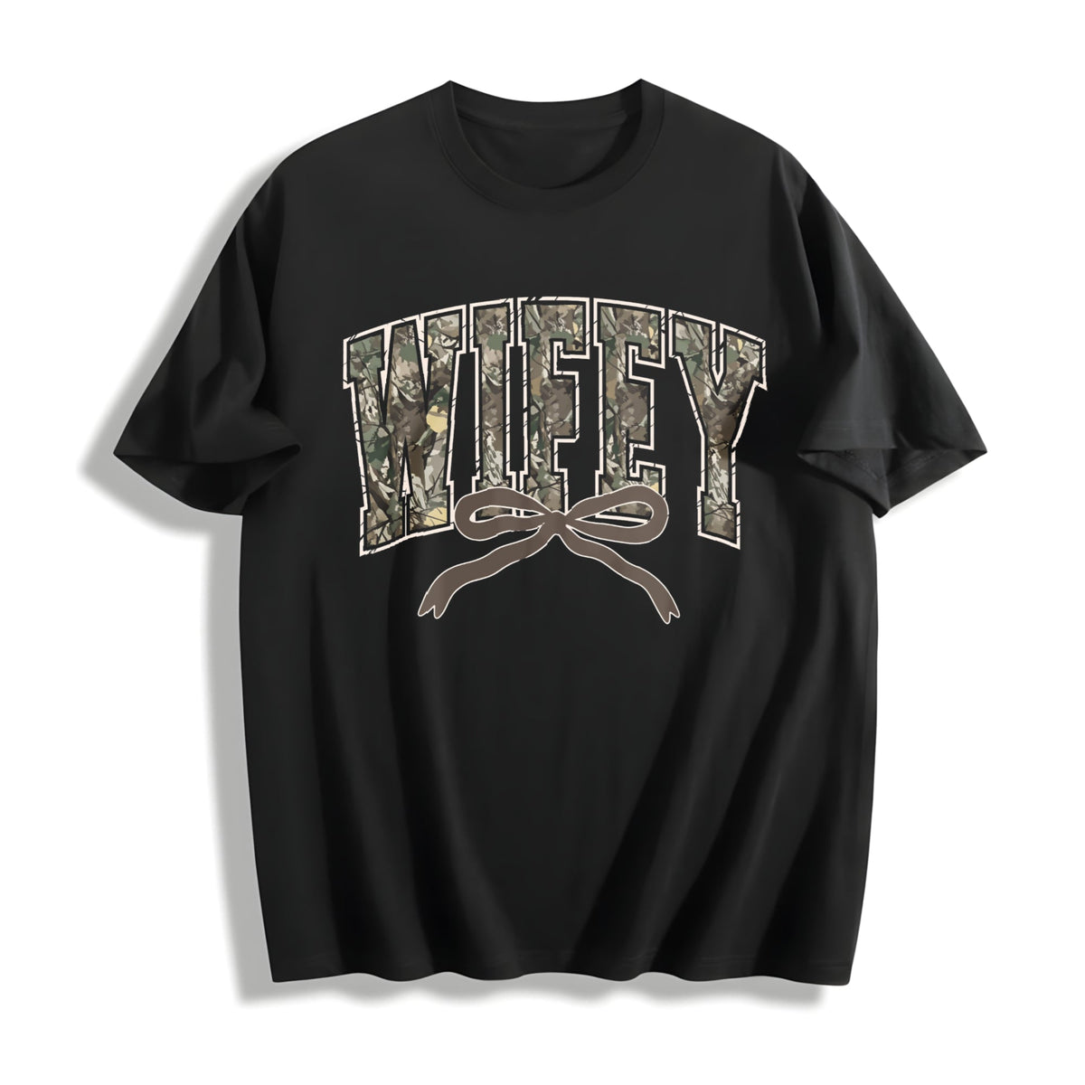 Hunting Wifey Cotton T-Shirt product image 1