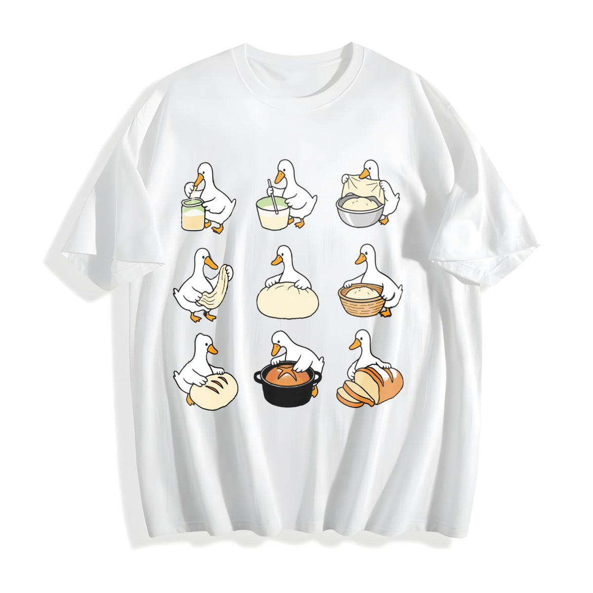Goose Sourdough Baking Cotton T-Shirt product image 2