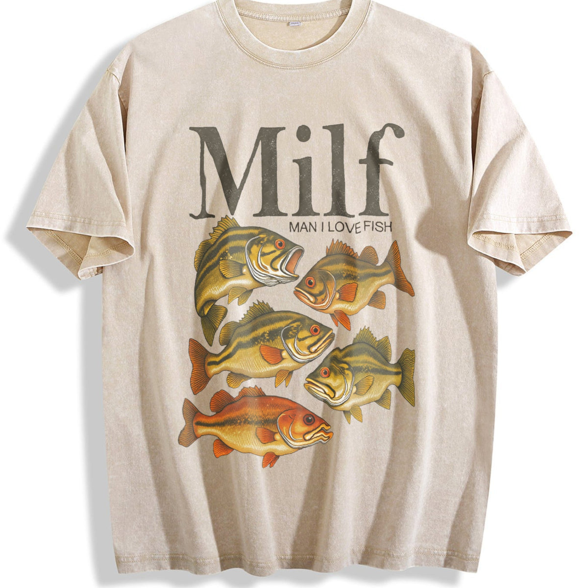 Man I Love Fisht Vintage Washed T-Shirt product image 1