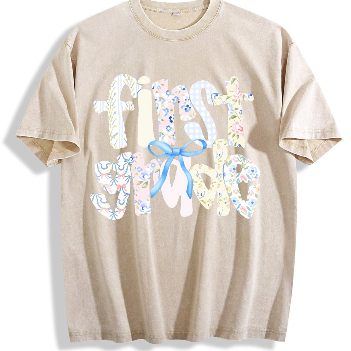 First Grade Teacher Vintage Washed T-Shirt product image 1