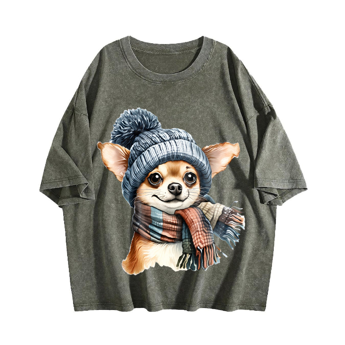 Winter A Chihuahua With Vintage Washed T-Shirt product image 4
