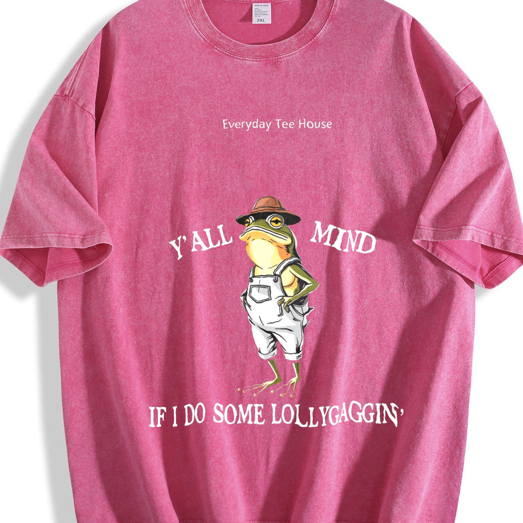 Funny Frog Vintage Washed T-Shirt product image 5