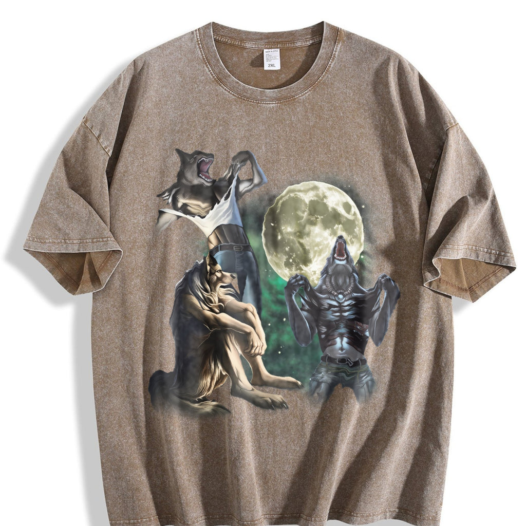 Alpha Wolf 90s Vintage Washed T-Shirt product image 3