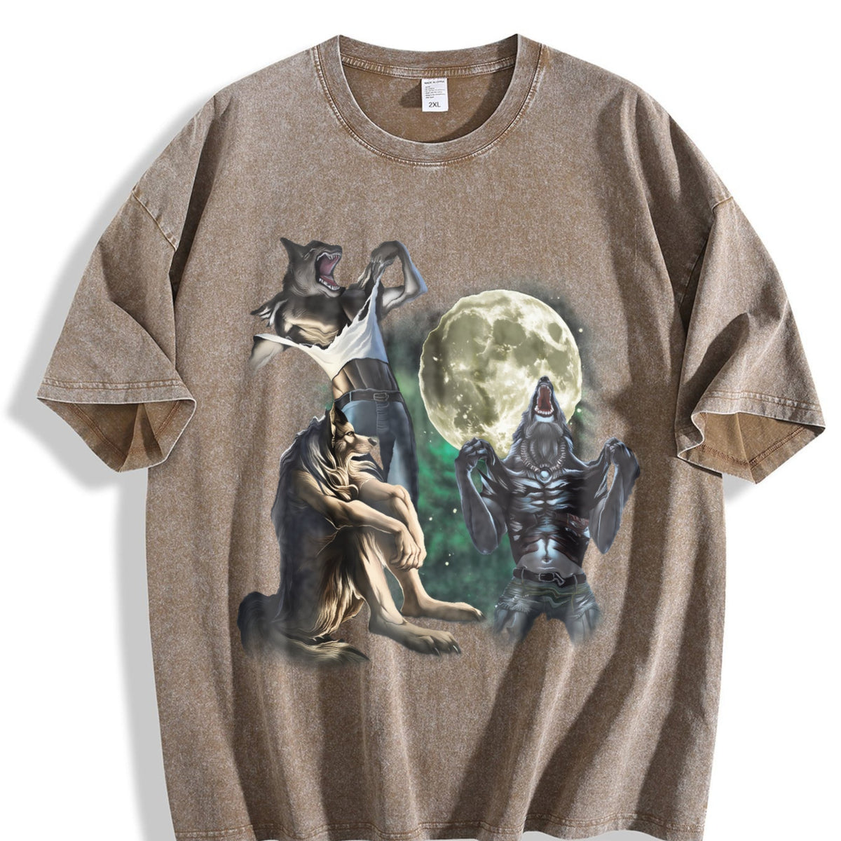 Alpha Wolf 90s Vintage Washed T-Shirt product image 3