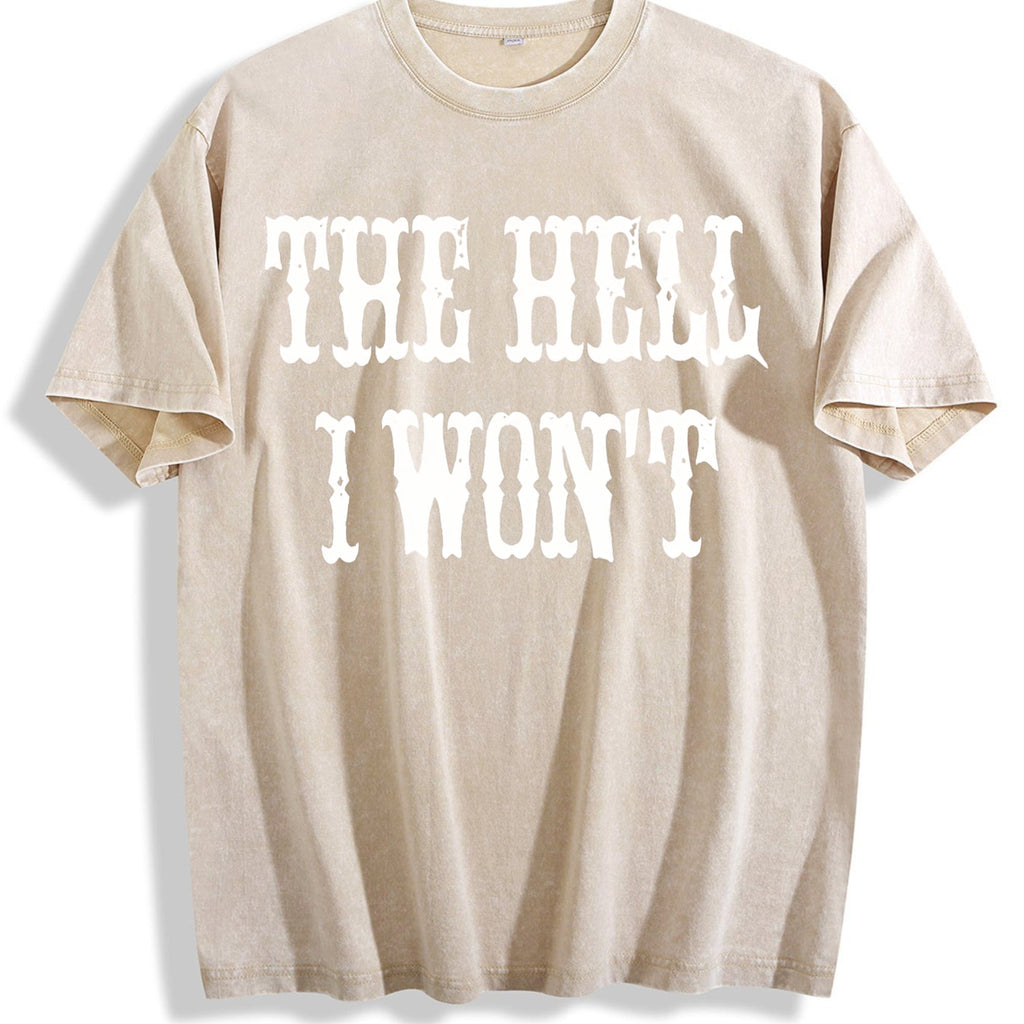 Hell I Won't Quotes Country Girl Nashville Cowgirl Vintage product image 1