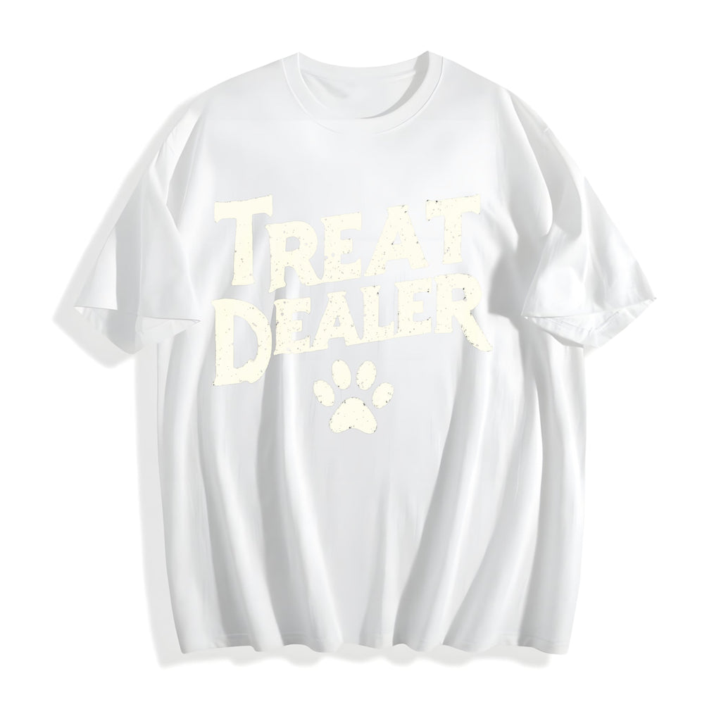 Treat Dealer - Funny Dog Lover Cotton T-Shirt product image 2