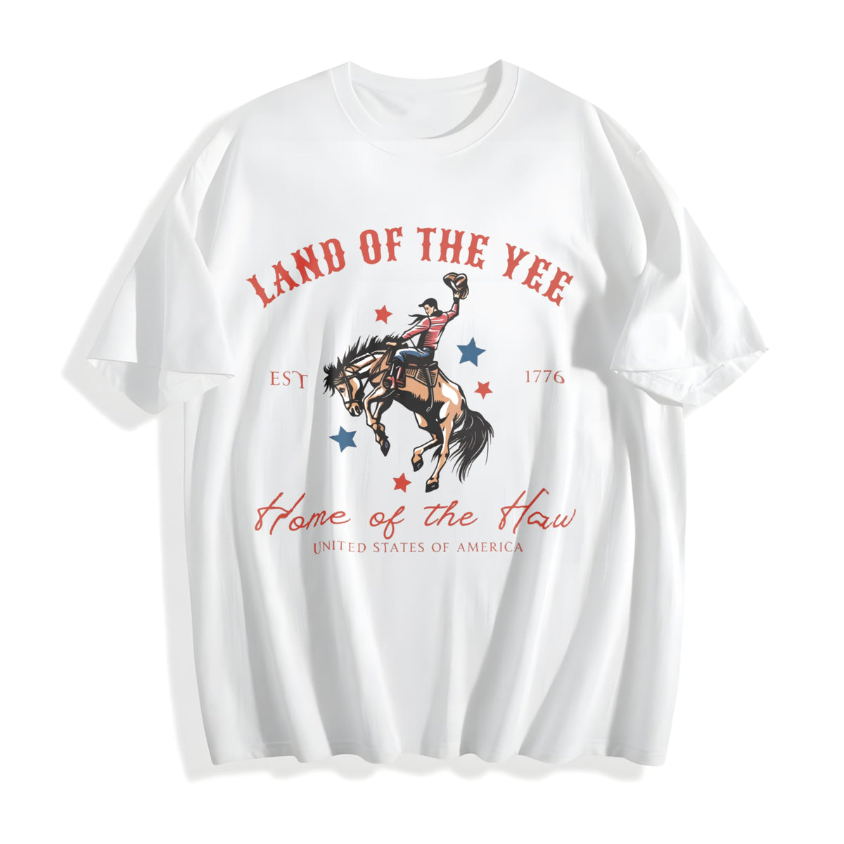 4th Of July USA Fourth Of Yee Haw Cowboy Western Cotton product image 2