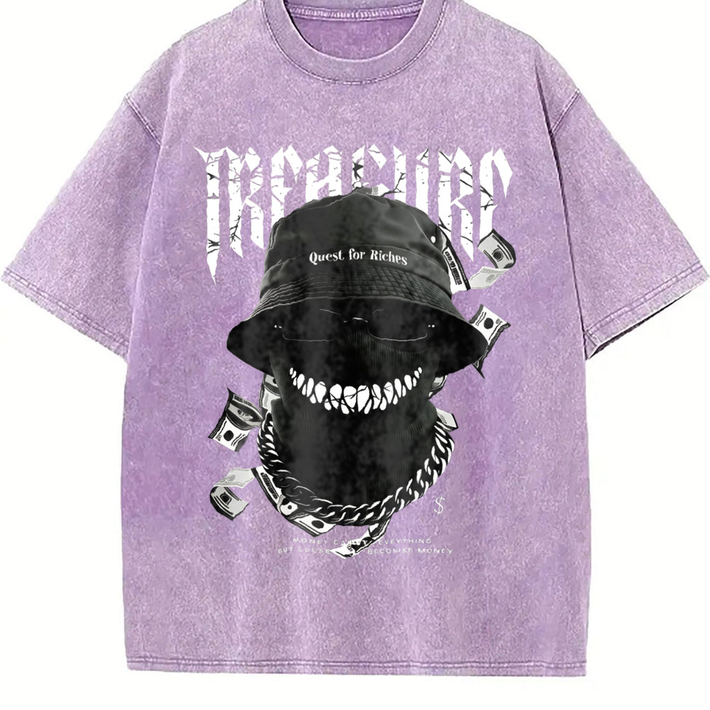 Short-sleeved Vintage Washed T-Shirt product image 6
