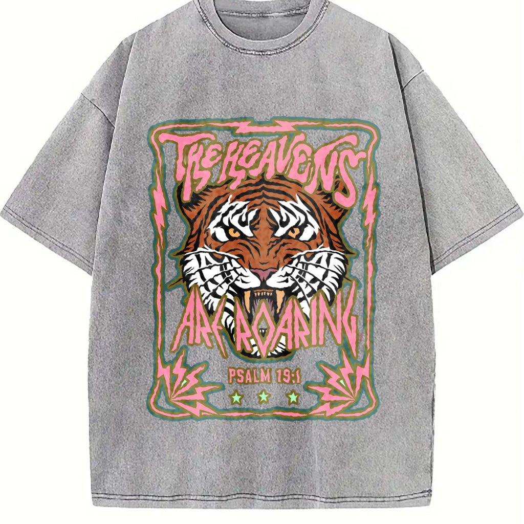 Tiger Head 100 Vintage Washed T-Shirt product image 4