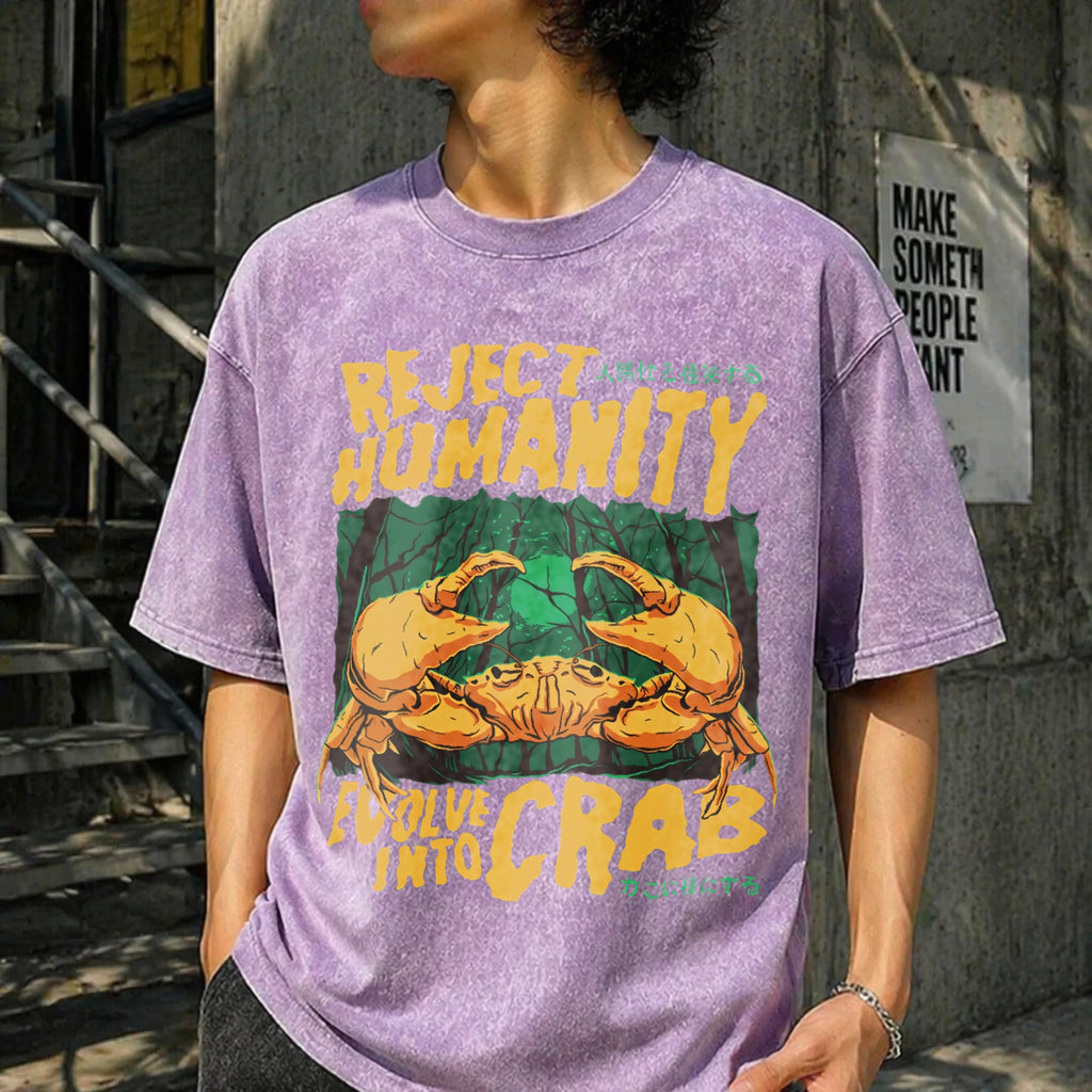 Reject Humanity Crab Vintage Washed T-Shirt product image 6