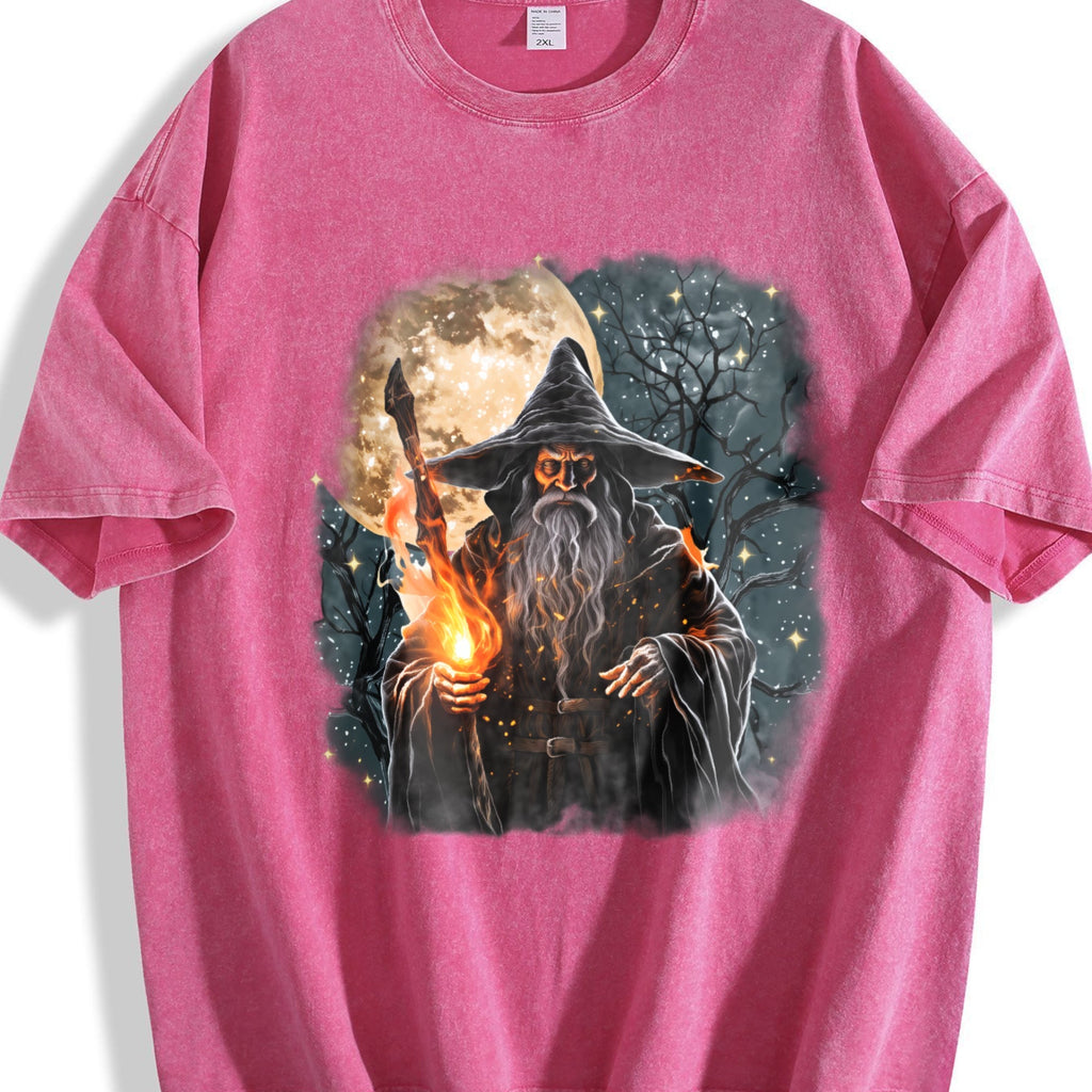 Fantasy Wizard Vintage Washed T-Shirt product image 7