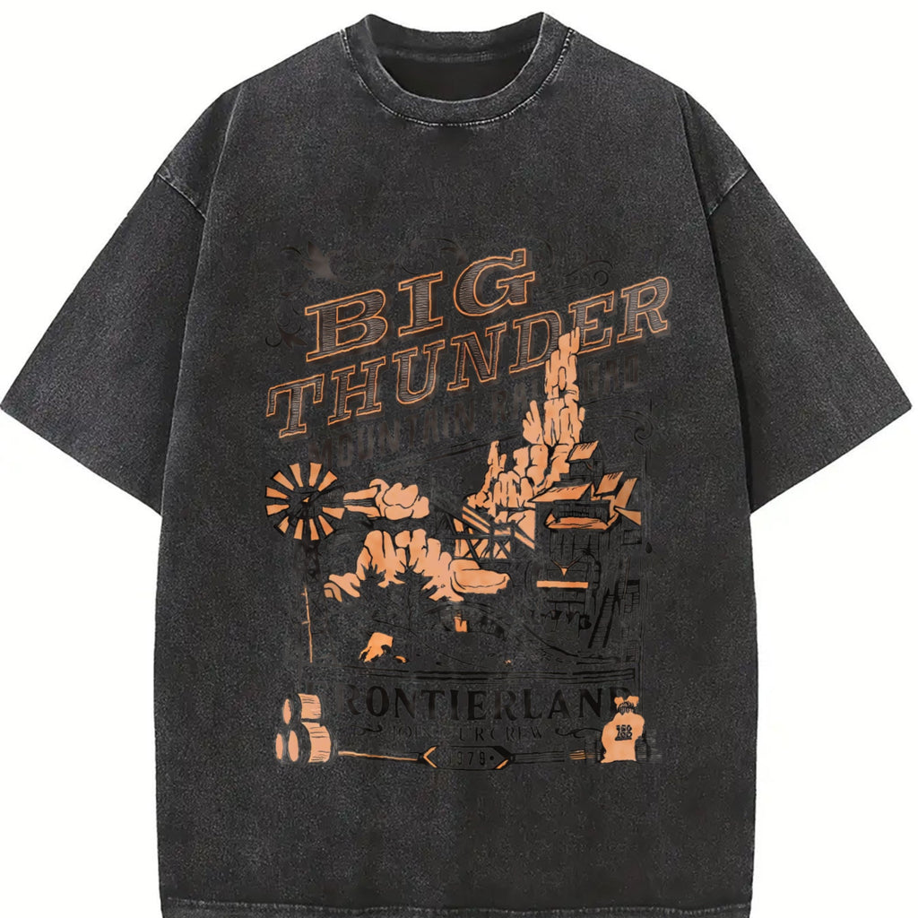 Big Thunder Mountain Railroad Vintage Washed T-Shirt product image 2