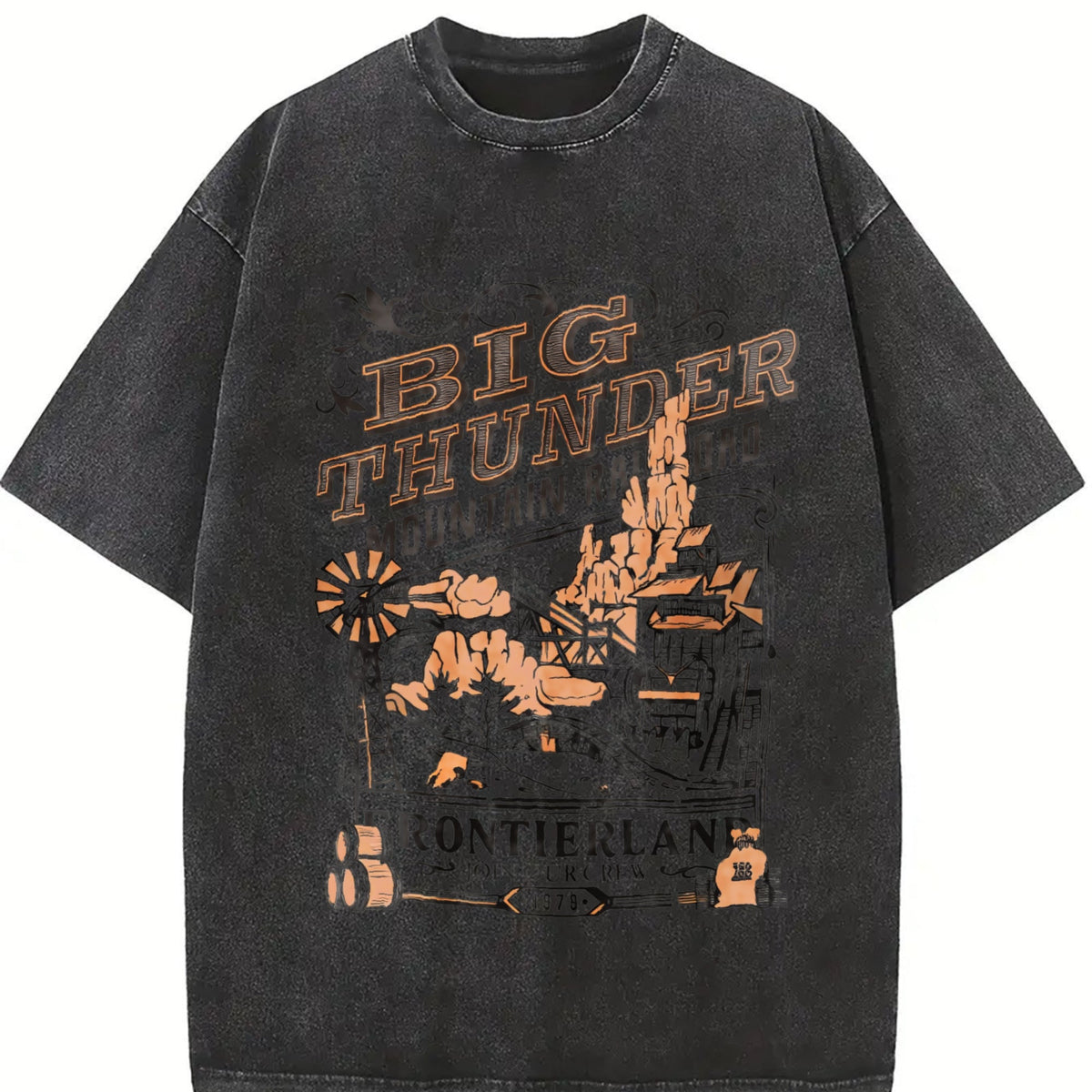 Big Thunder Mountain Railroad Vintage Washed T-Shirt product image 2