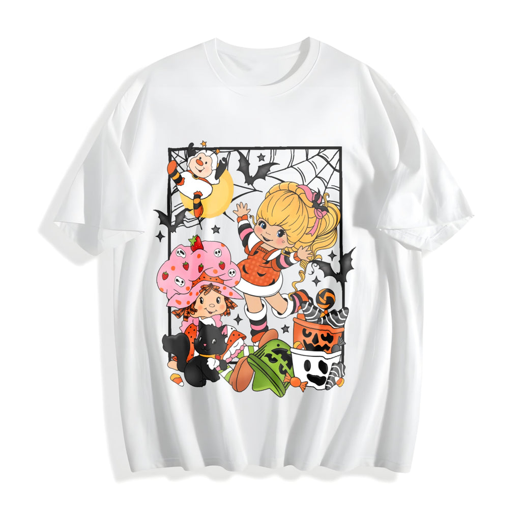 Rainbow Bright Brite Halloween Cotton T-Shirt product image 2