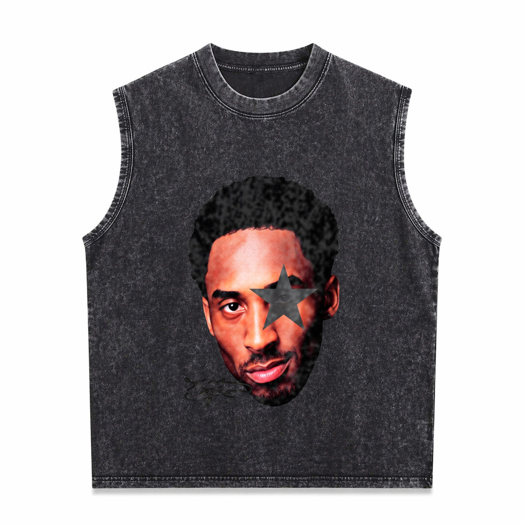 Kb24 Wet Cement Men's Washed Tank Top