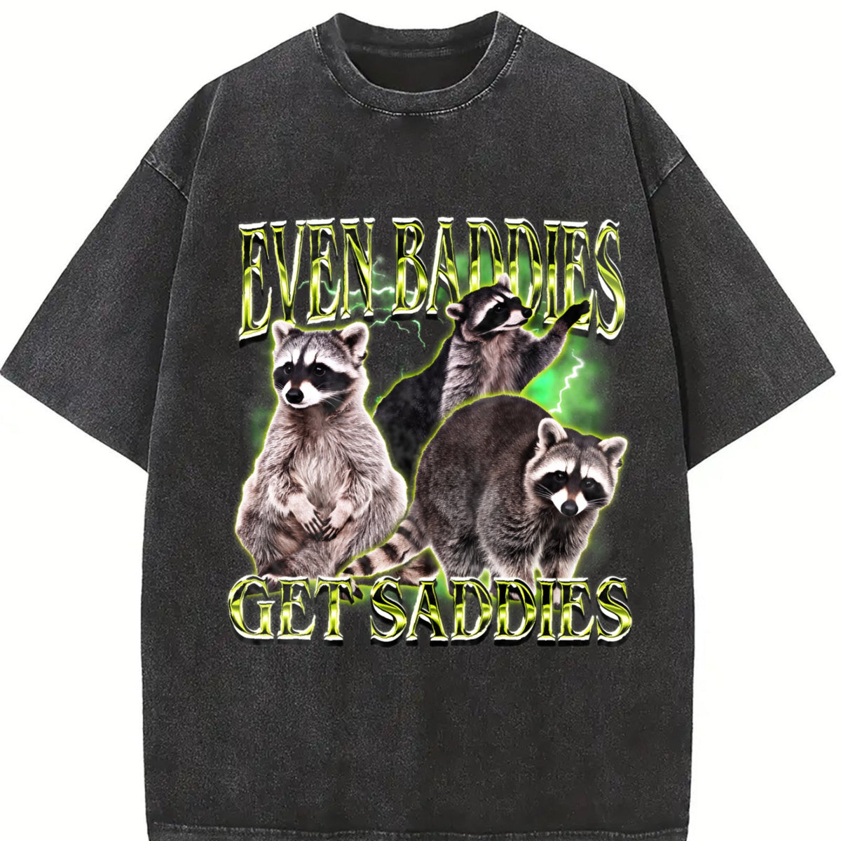 Even Baddies Get Saddies Vintage Washed T-Shirt product image 2