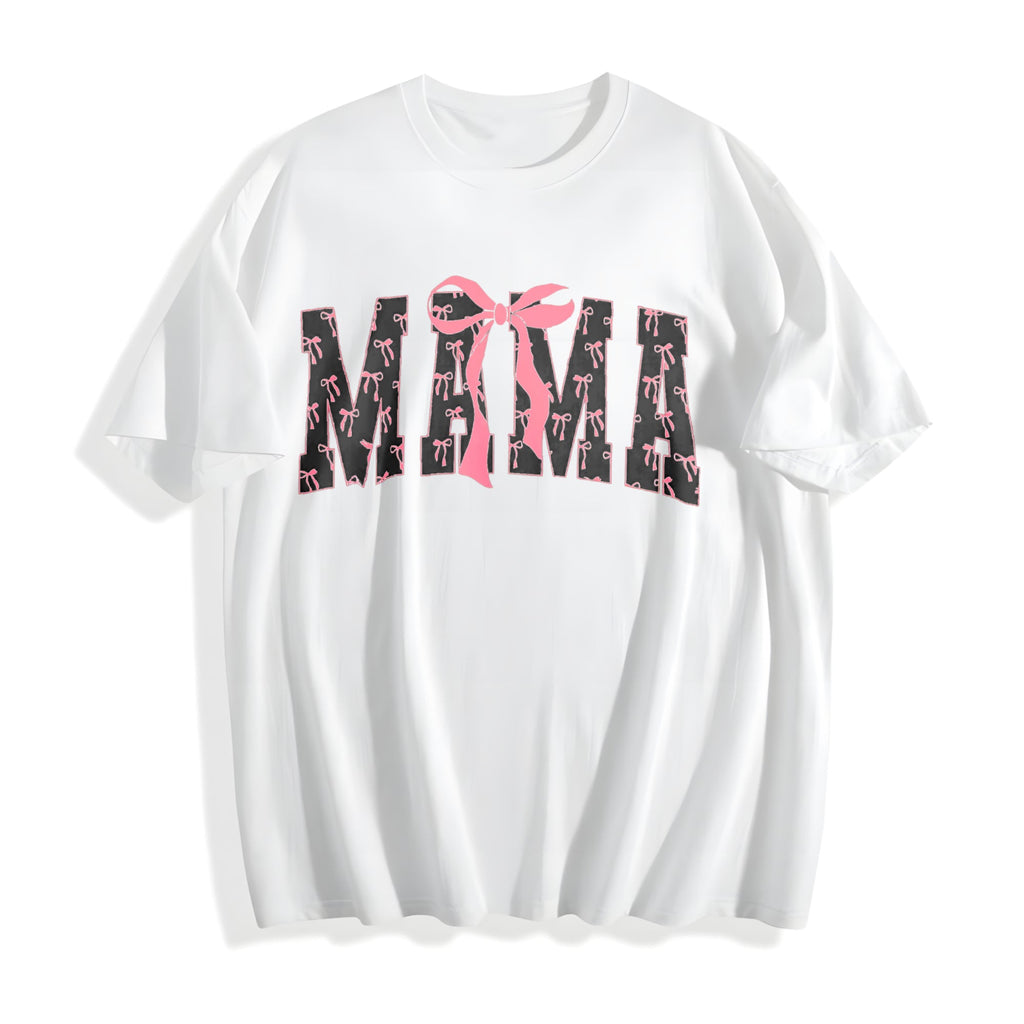 Coquette Bows Mama Cotton T-Shirt product image 2