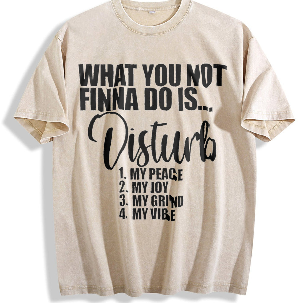 One 100 Percent Front With Bold Statement Vintage Washed product image 1