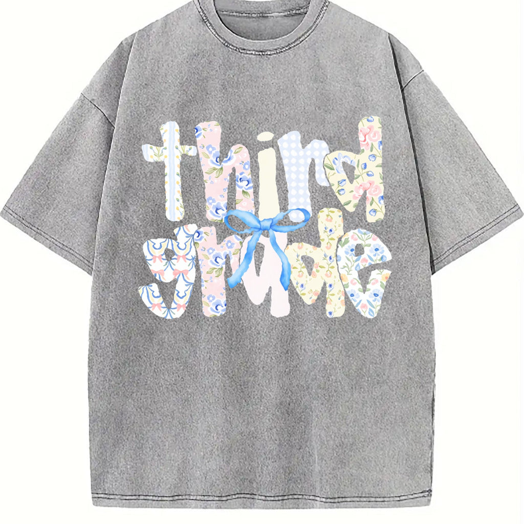 Third Grade Teacher Vintage Washed T-Shirt product image 4
