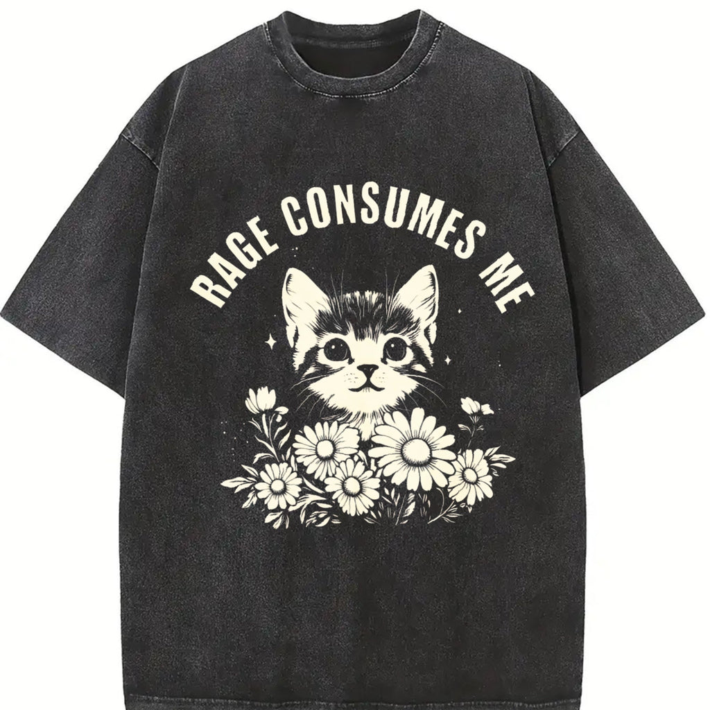 Rage Consumes Me Vintage Washed T-Shirt product image 2
