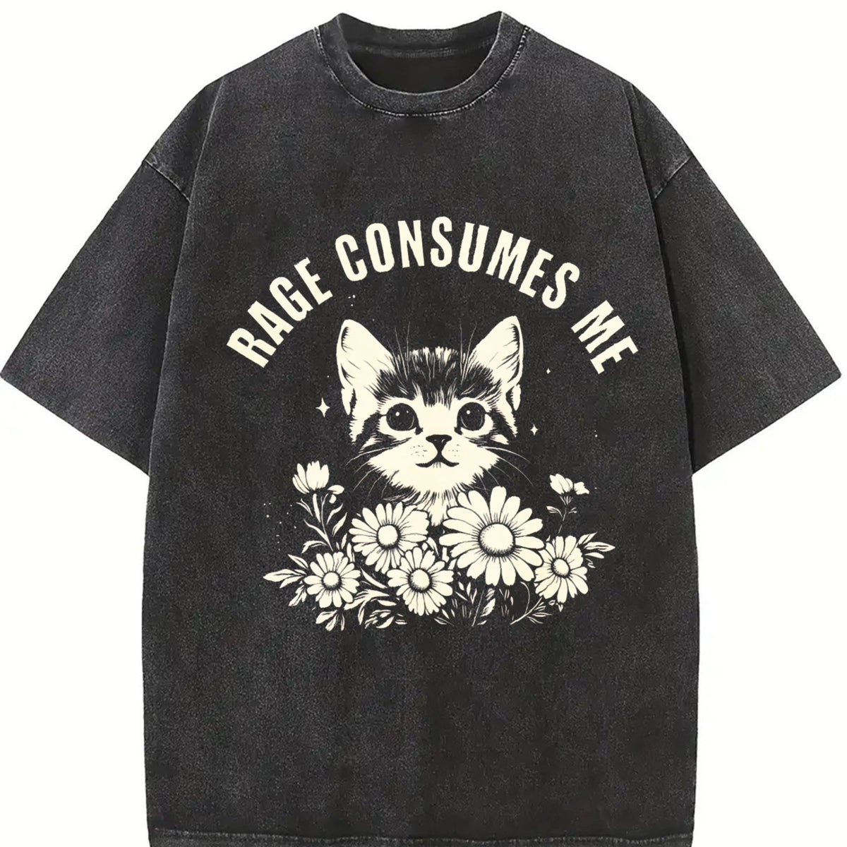 Rage Consumes Me Vintage Washed T-Shirt product image 2