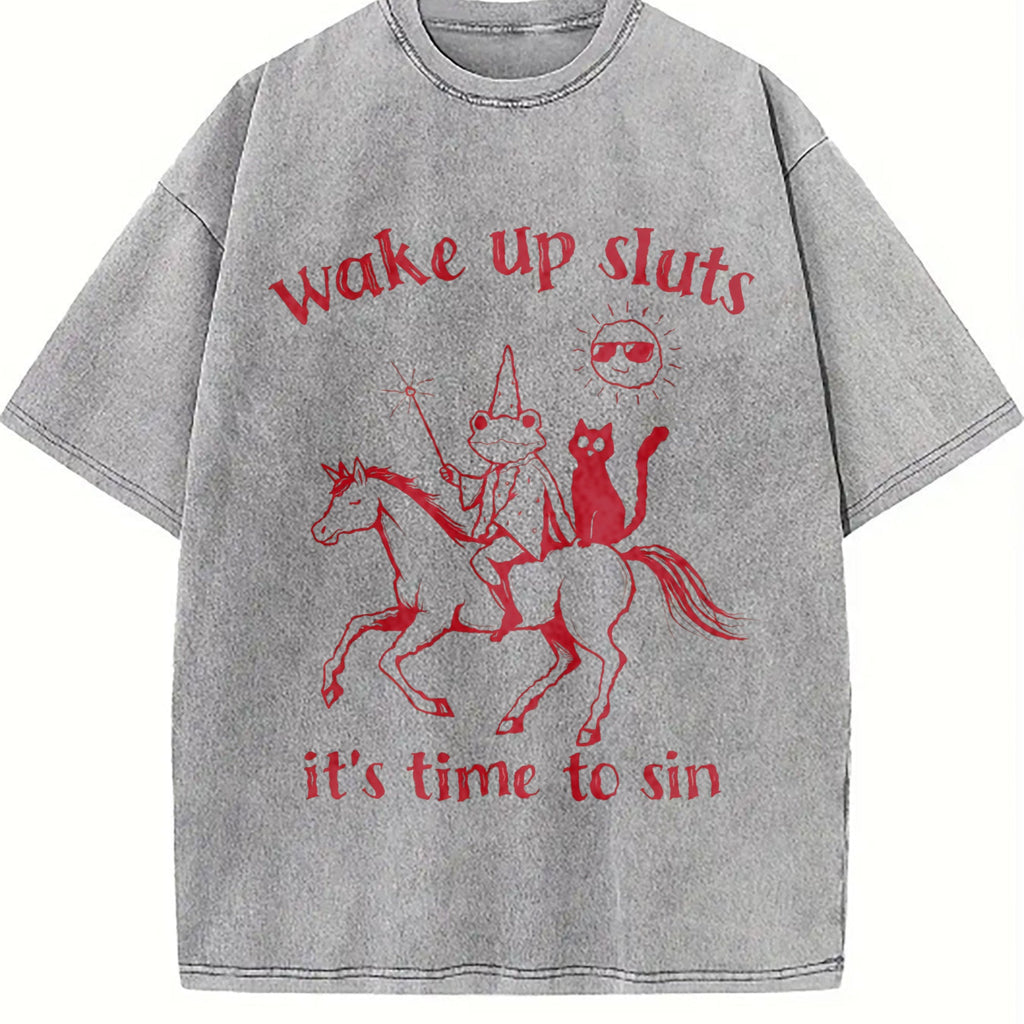 Wake Up Baddies It's Time To Misbehave - Boxy Vintage product image 5