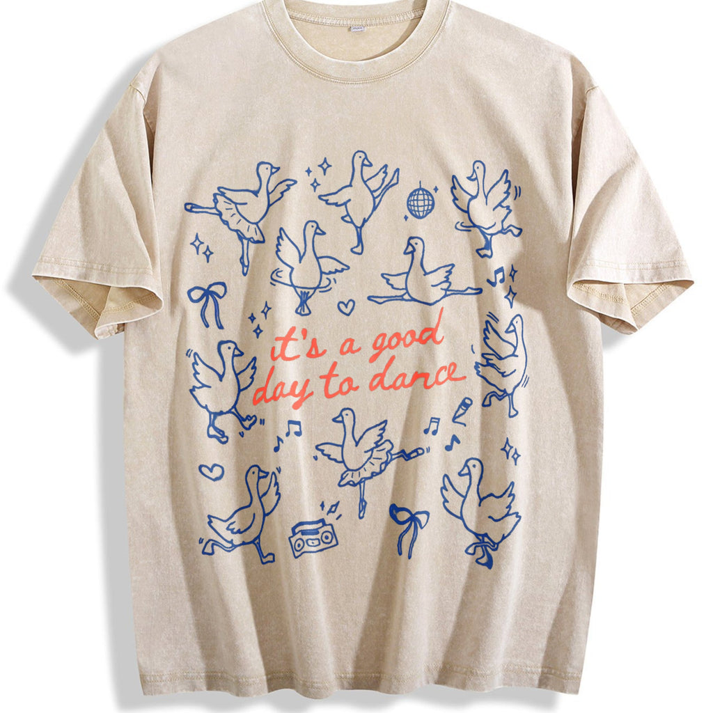 Dancer Silly Goose Vintage Washed T-Shirt product image 1