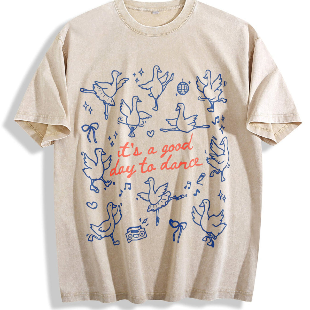 Dancer Silly Goose Vintage Washed T-Shirt product image 1