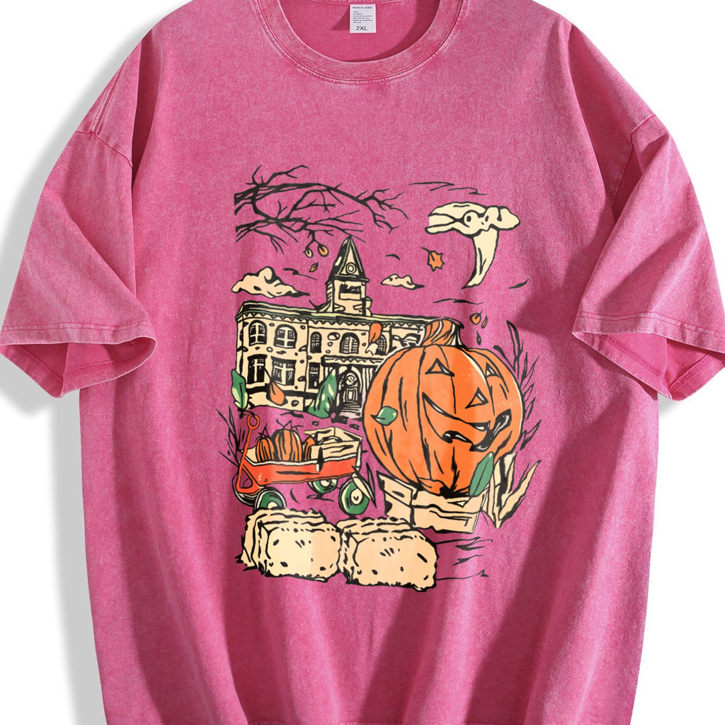 Halloweentown Est 1998 Back And Front Vintage Washed T-Shirt product image 5