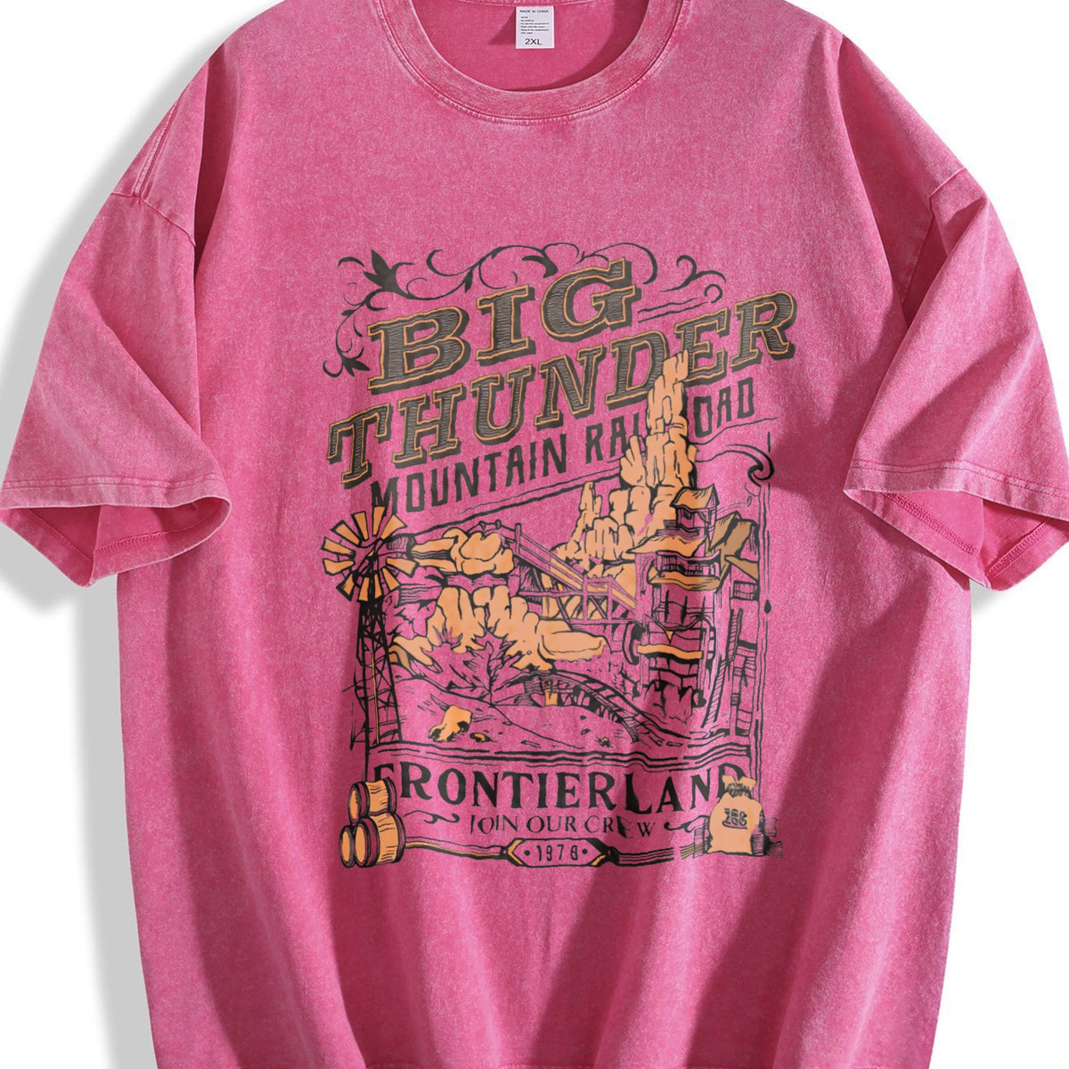 Big Thunder Mountain Railroad Vintage Washed T-Shirt product image 7