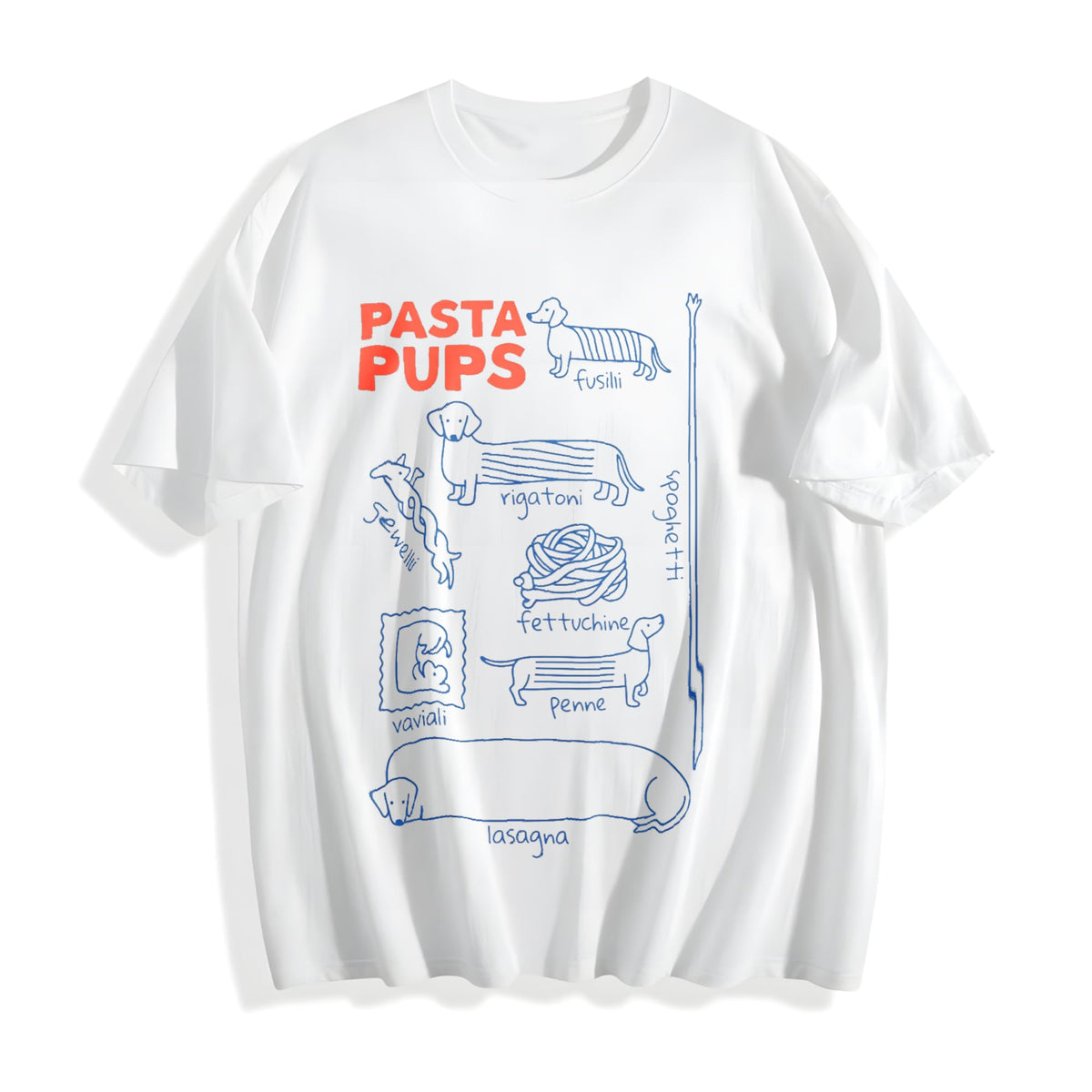 Pasta Pups Cotton T-Shirt product image 2