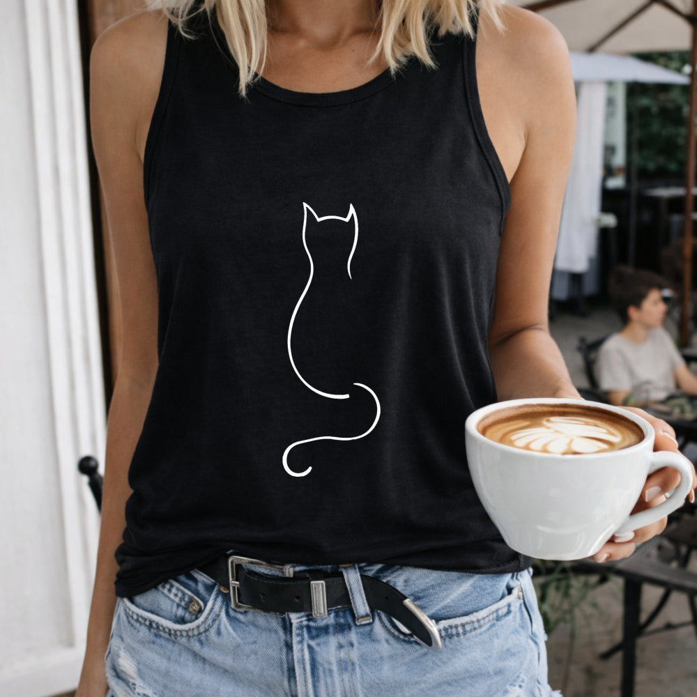 Cat - Summer & Spring Women's Tank Top