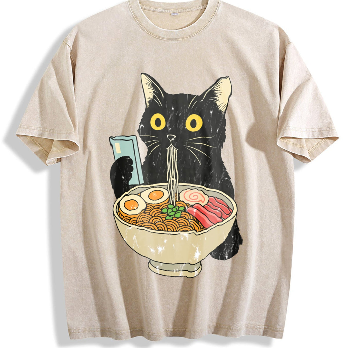 Cat Rahmen Vintage Washed T-Shirt product image 1