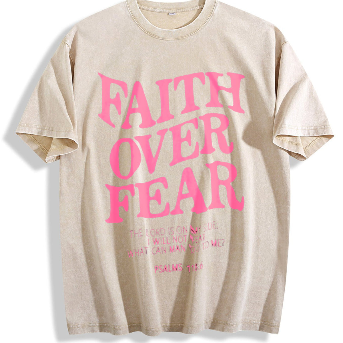 Summer Faith Over Fear Bible - Black Pink Letters Vintage product image 1