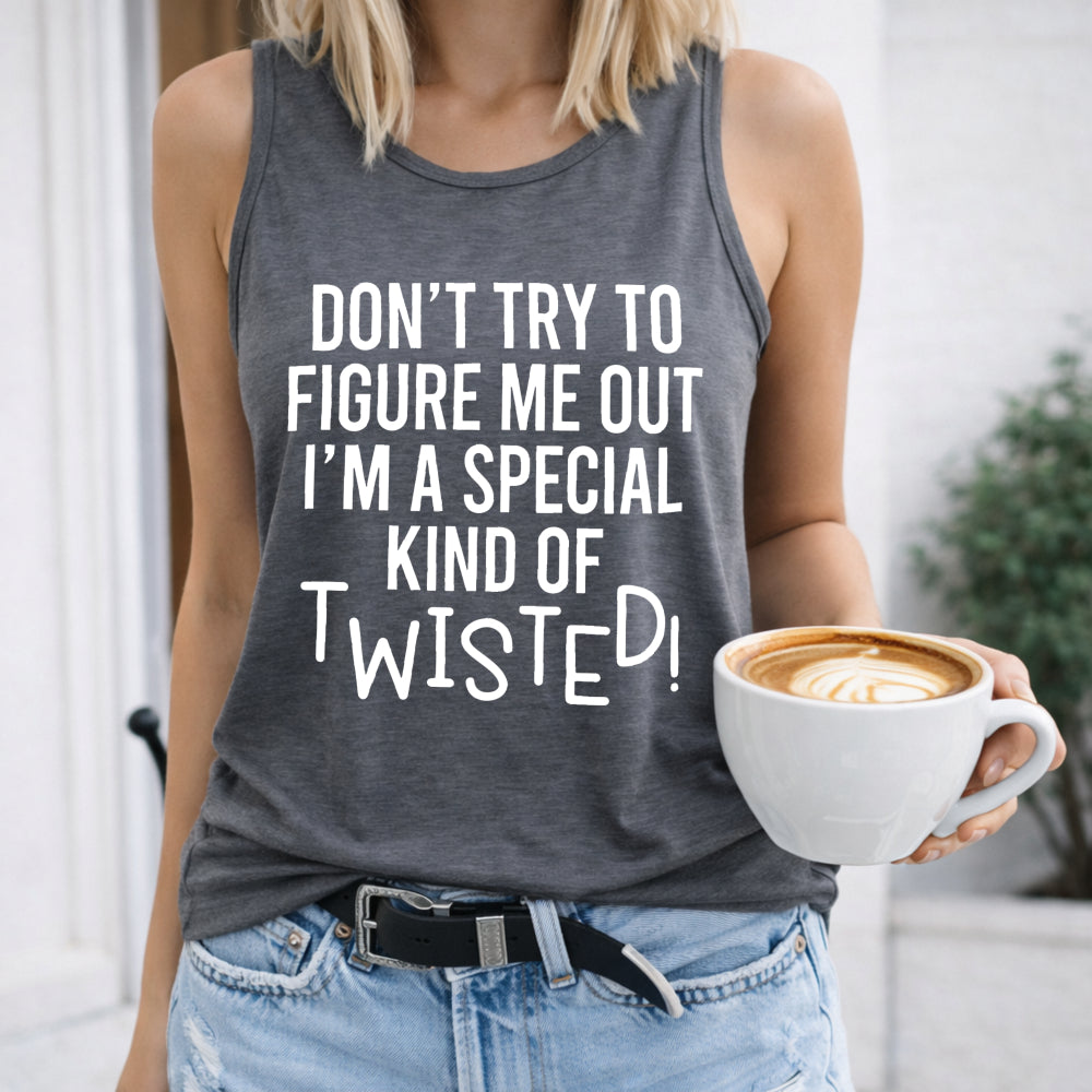 Don't Try To Figure Me Out Women's Tank Top