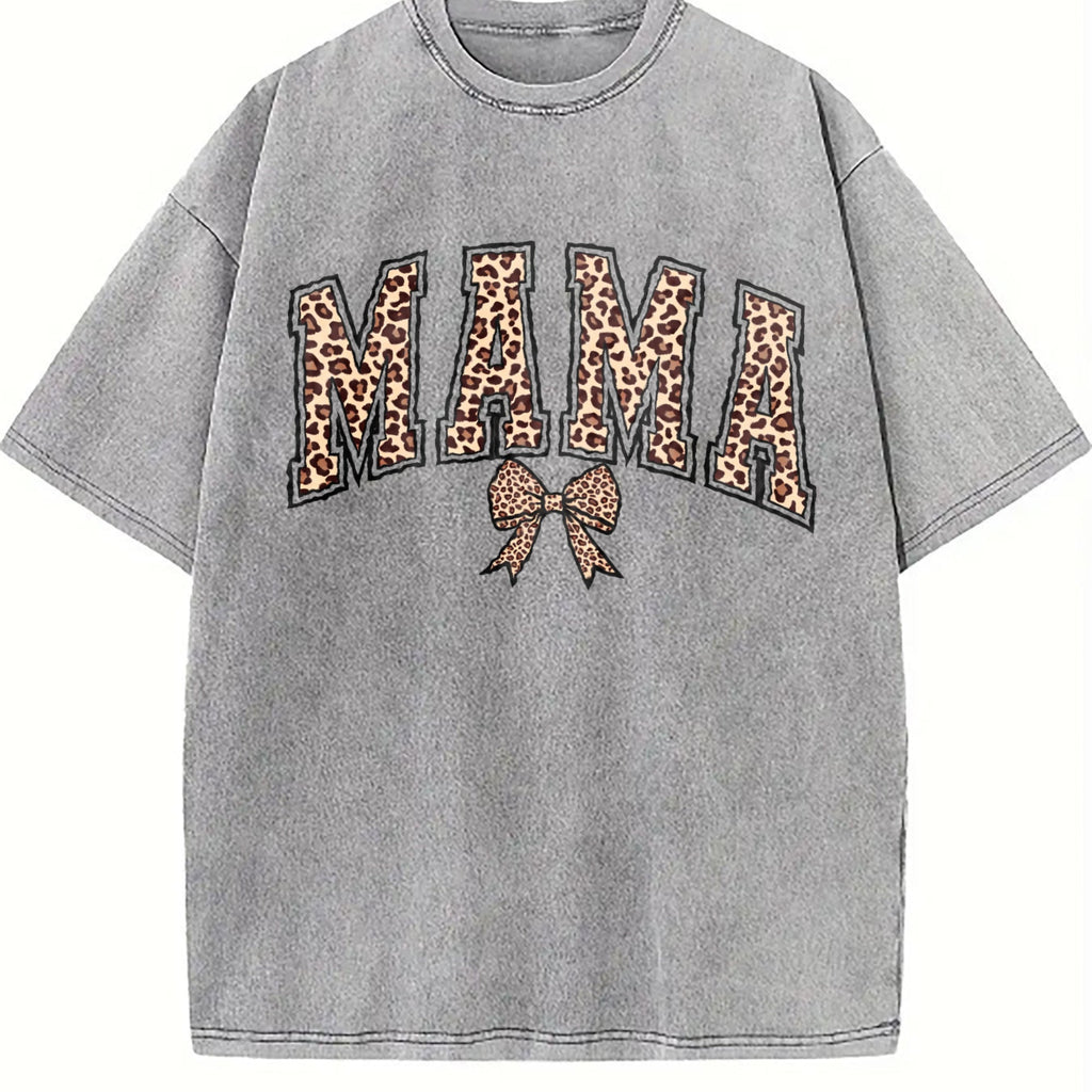Leopard Mama Vintage Washed T-Shirt product image 4