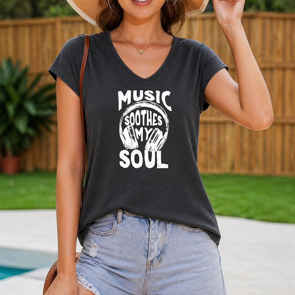 Music Festival Letter - Summer Spring Women's V-Neck Tank Top