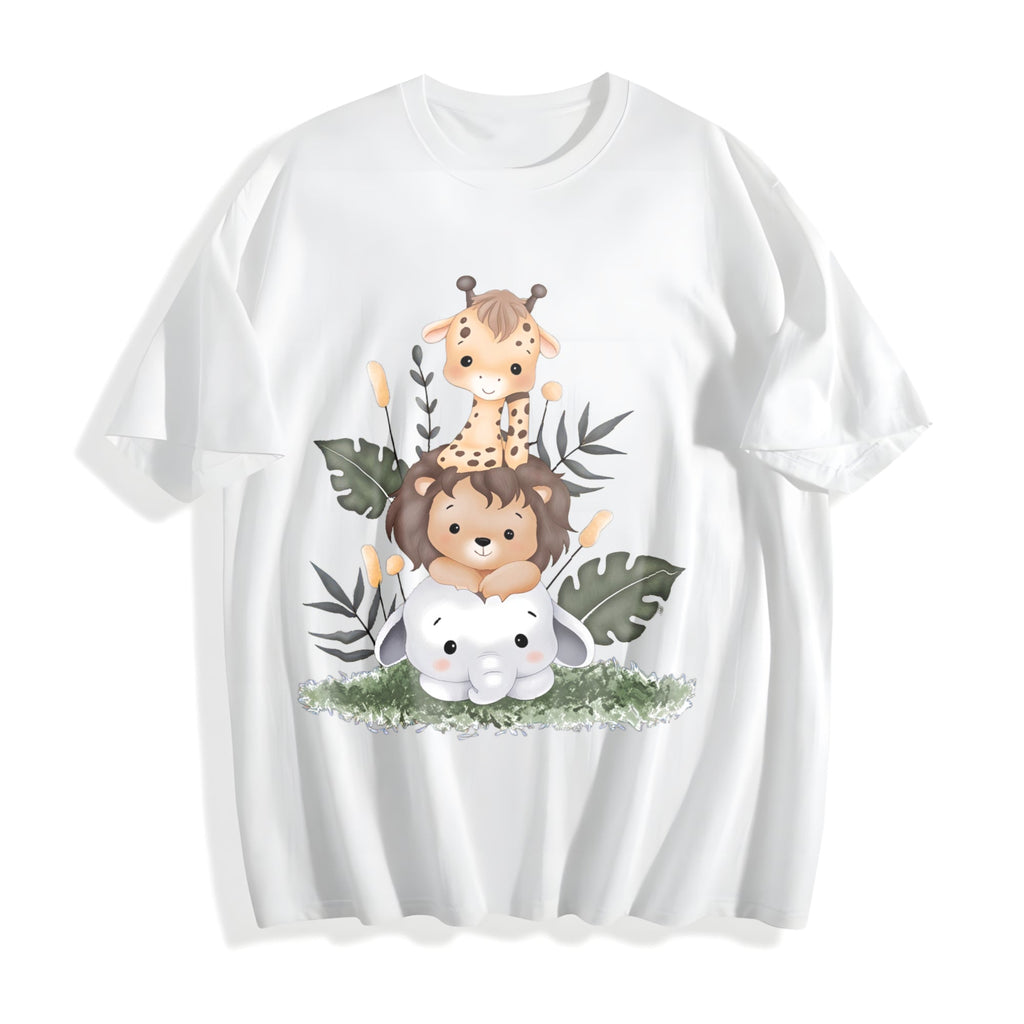 Summer Giraffe Cotton T-Shirt product image 2