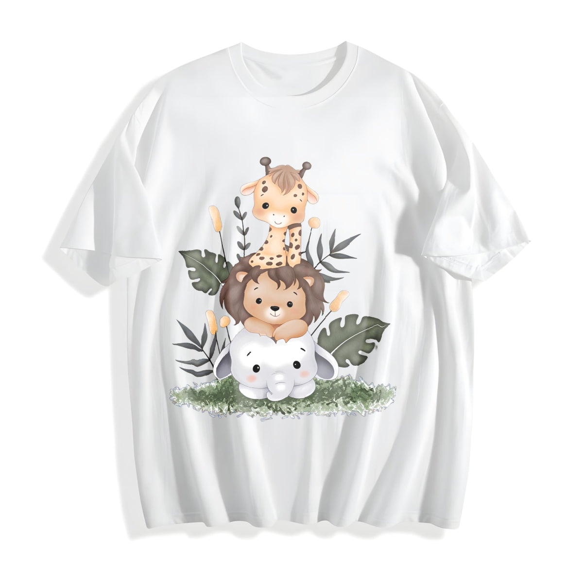 Summer Giraffe Cotton T-Shirt product image 2