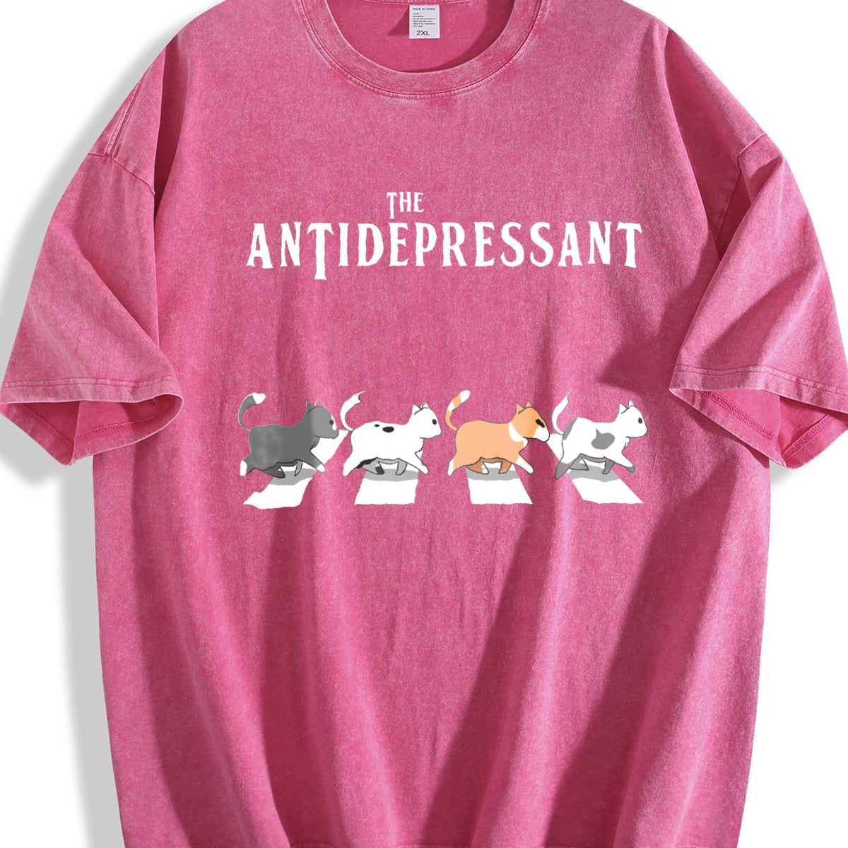 Antidepressant 8855 Vintage Washed T-Shirt product image 5