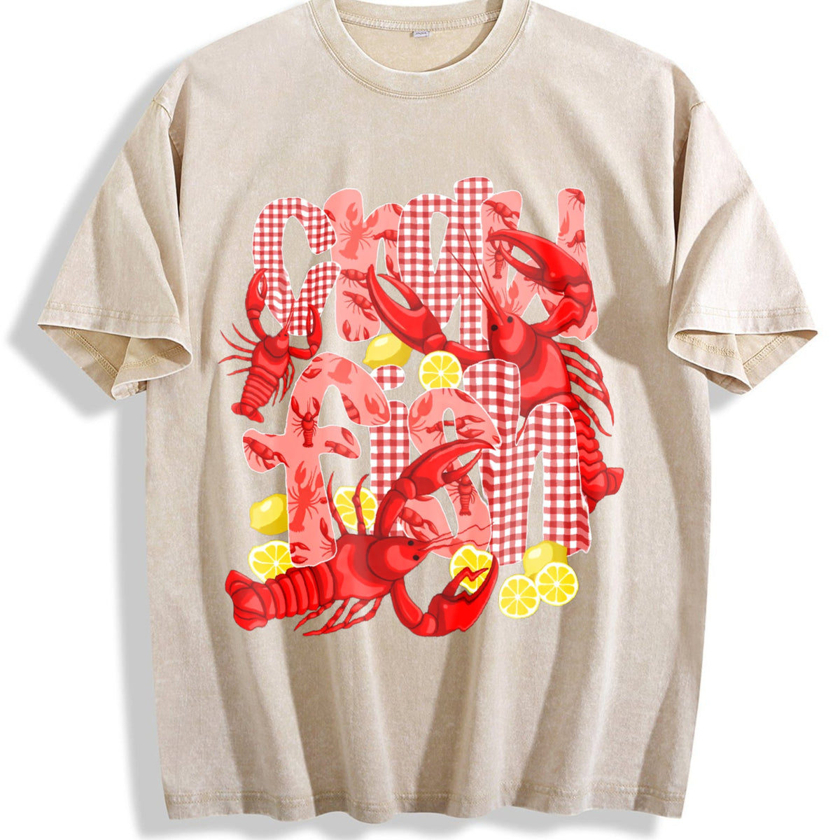 Crawfish Vintage Washed T-Shirt product image 1