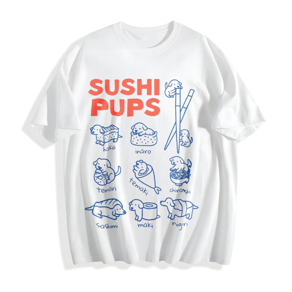 Sushi Pups Cotton T-Shirt product image 2
