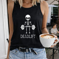 Deadlift Skeleton Gym Women's Tank Top