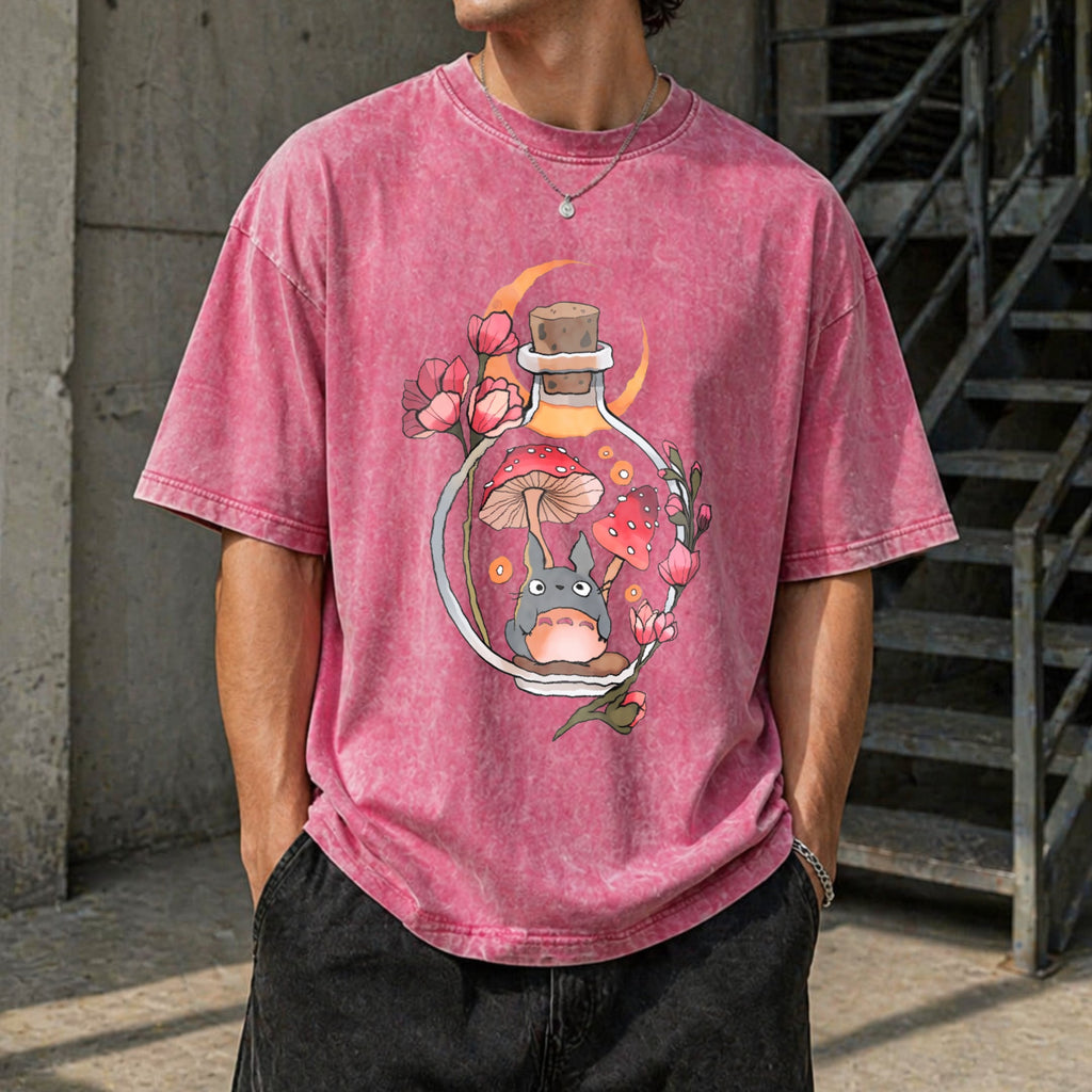 Totoro Mushroom Vintage Washed T-Shirt product image 7