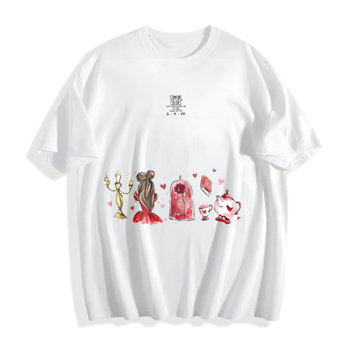Fairy Tale Valentine Cotton T-Shirt product image 2