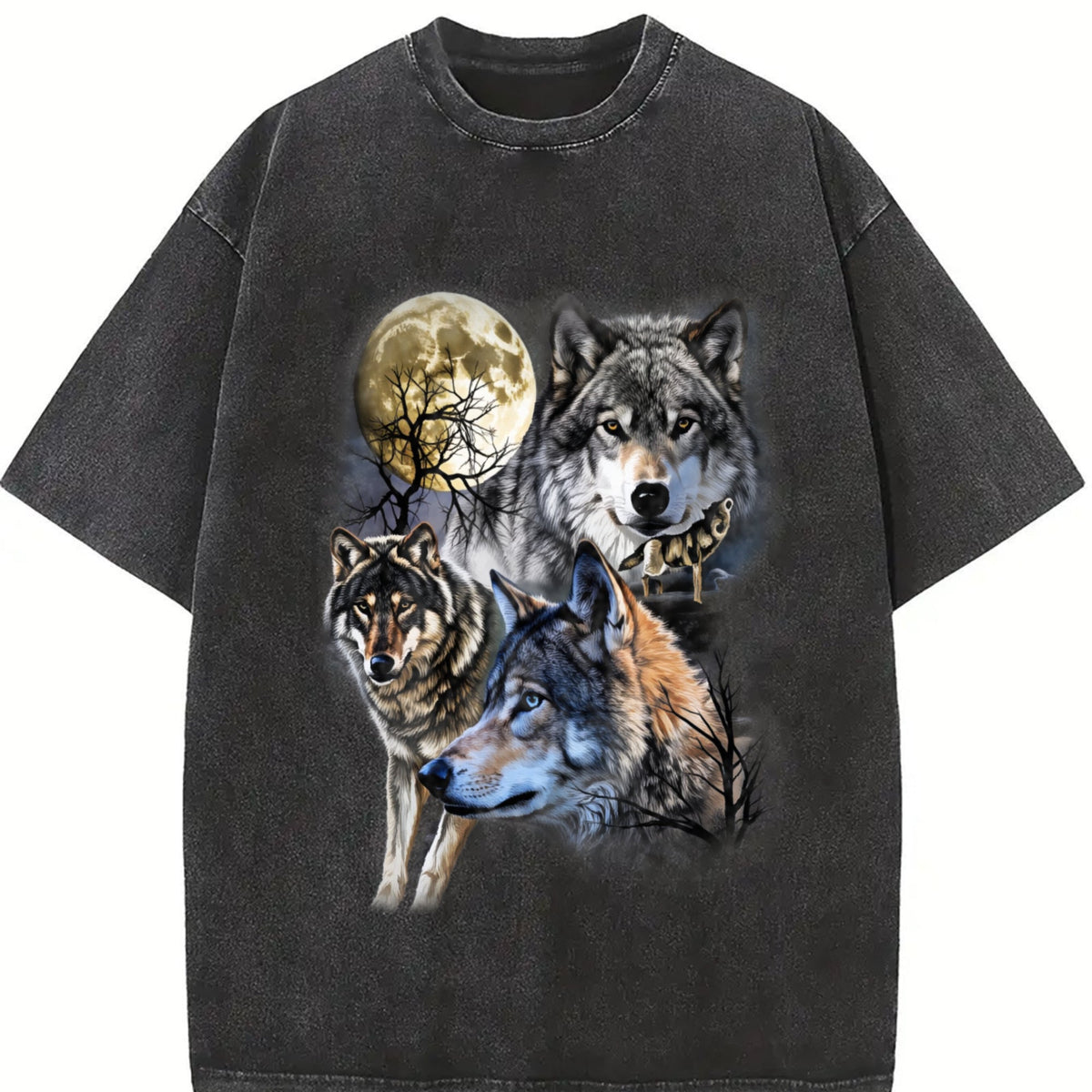 Wolf 90s Vintage Washed T-Shirt product image 2