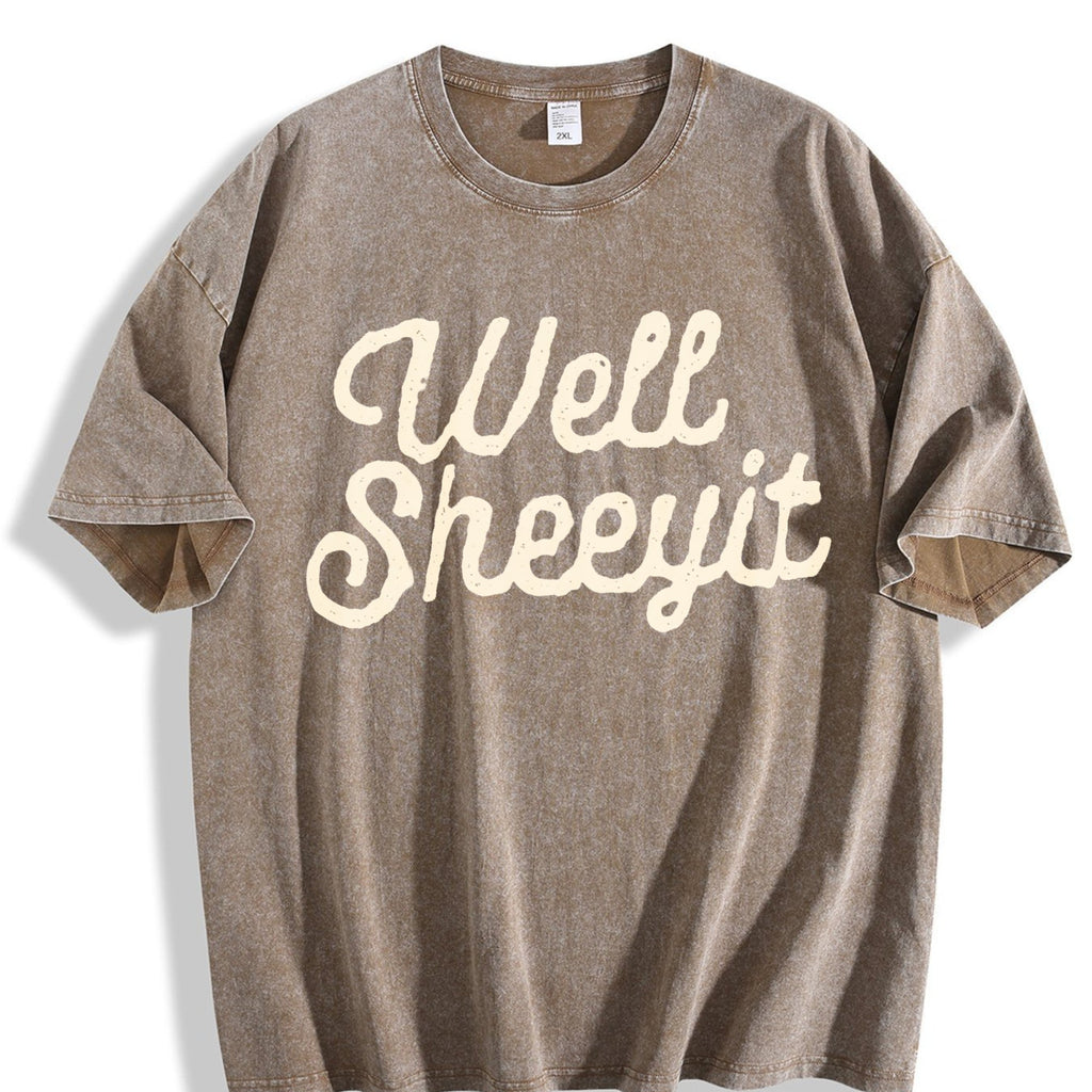 Well Sheeyit Vintage Washed T-Shirt product image 3
