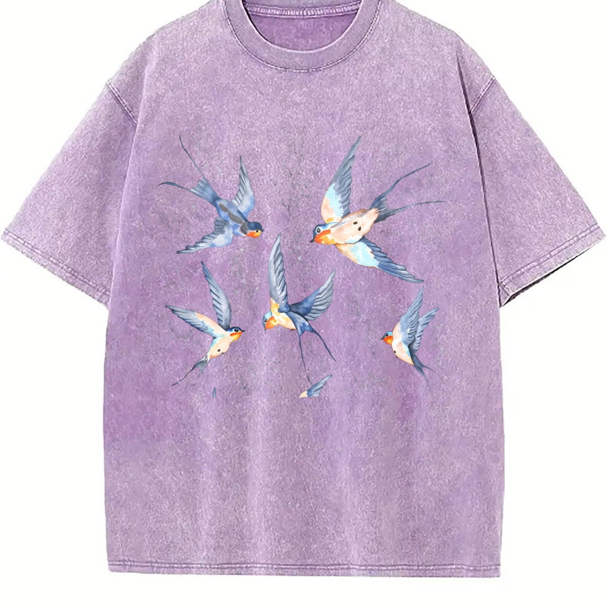 Birds 90s Vintage Washed T-Shirt product image 6